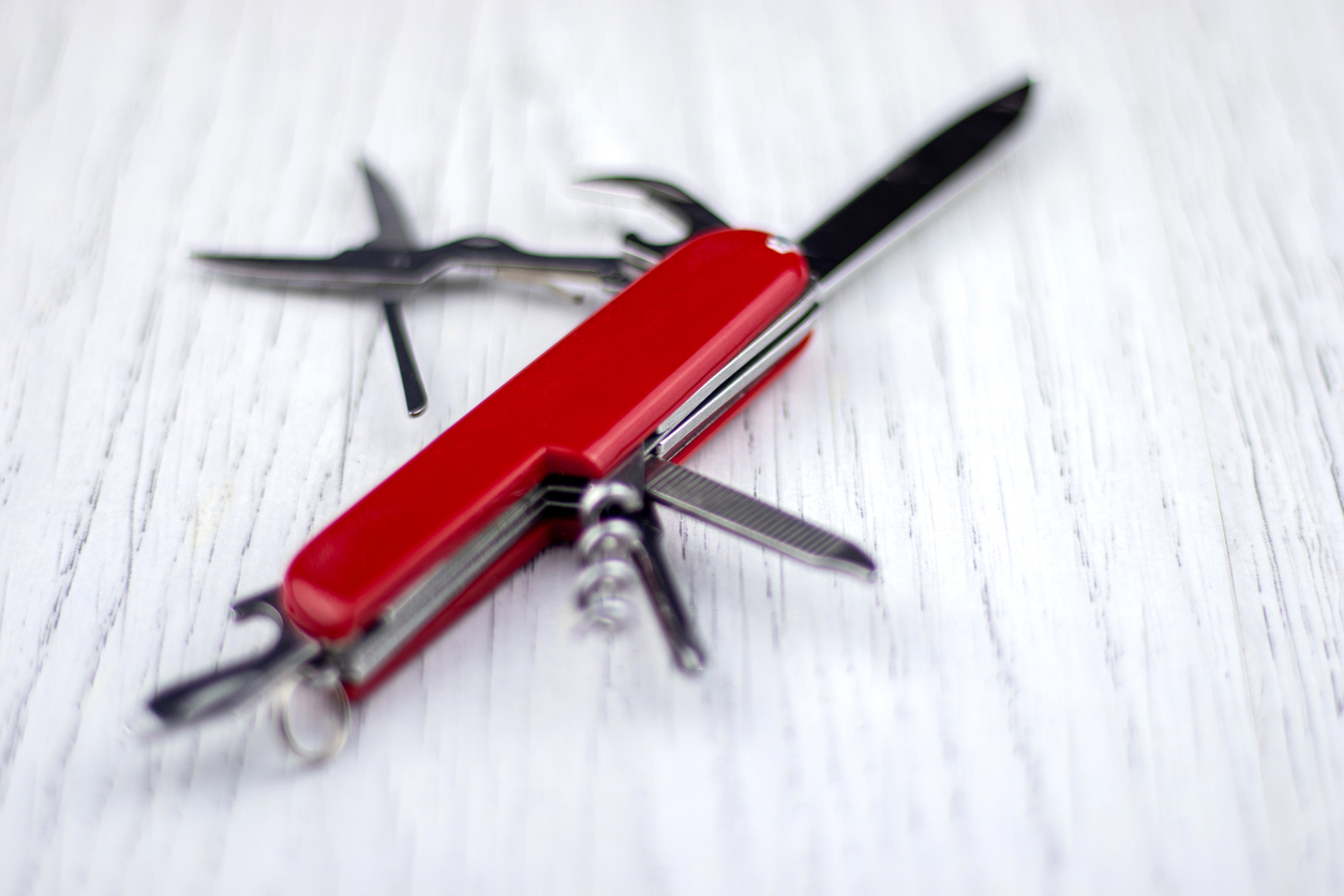 Penknife On The Table
