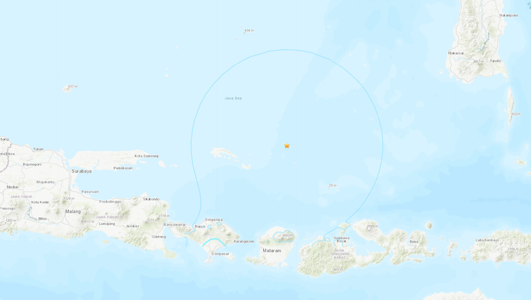 Ινδονησία: Σεισμός 7,1 Ρίχτερ βόρεια του Μπαλί