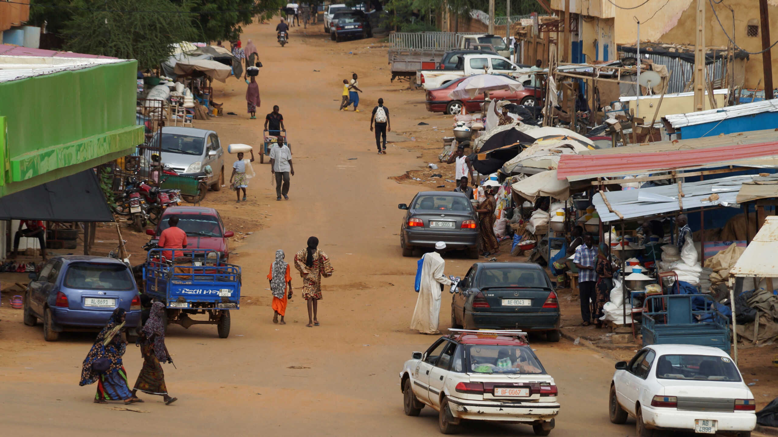 People walk on a street of Niamey, Niger, August 2, 2023. REUTERS