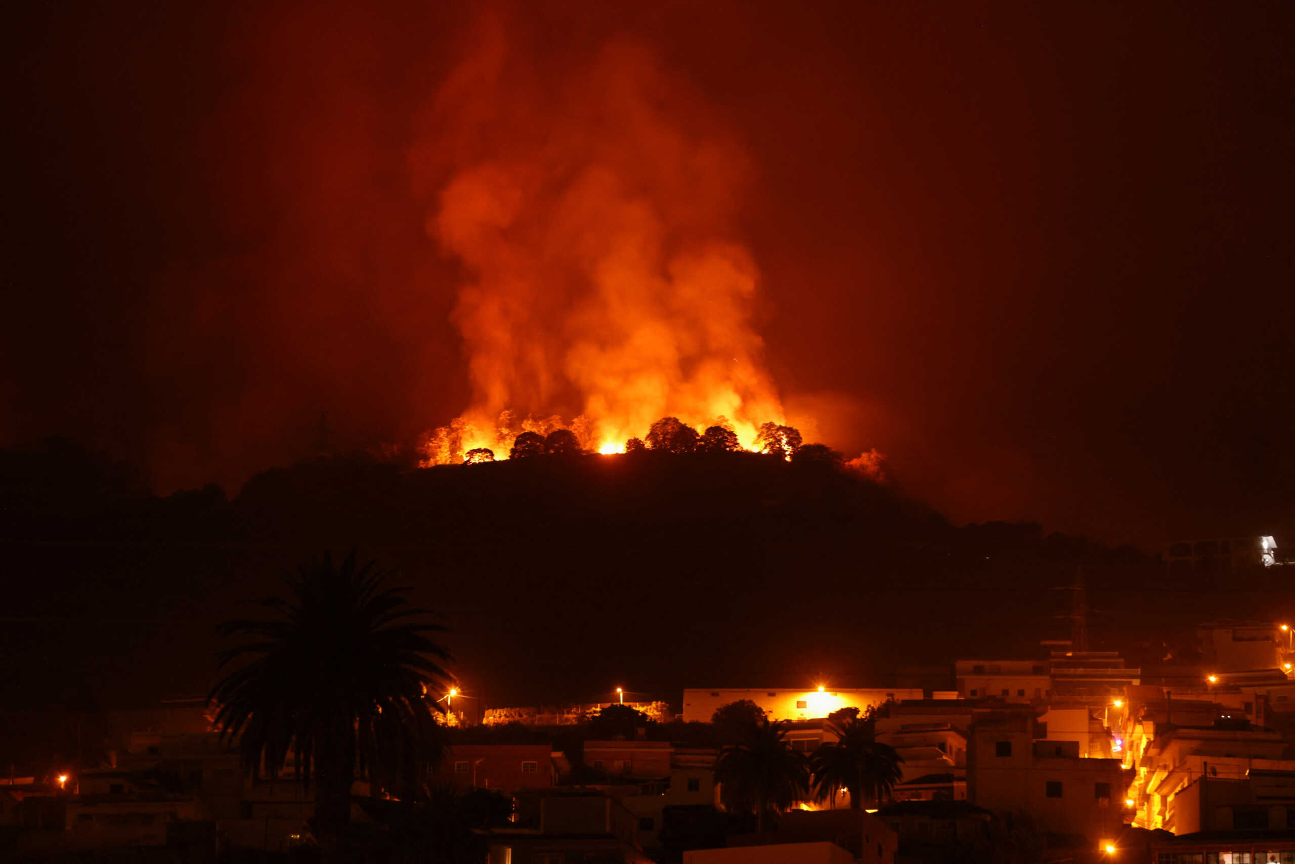 Ισπανία: Συνεχίζεται η μάχη με τη φωτιά στην Τενερίφη – Έχουν καεί περίπου 12.800 στρέμματα δάσους