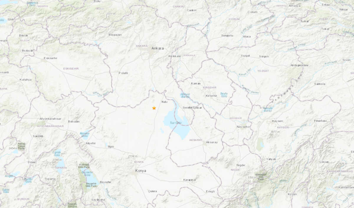 Σεισμός 4,8 Ρίχτερ στην Τουρκία, στο Ικόνιο