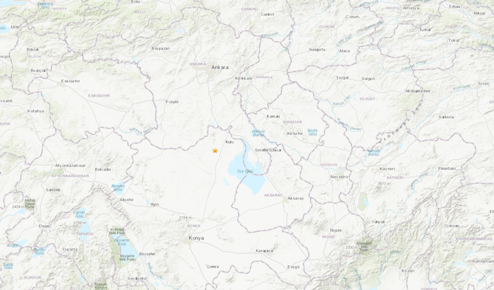 Σεισμός 4,8 Ρίχτερ στην Τουρκία, στο Ικόνιο