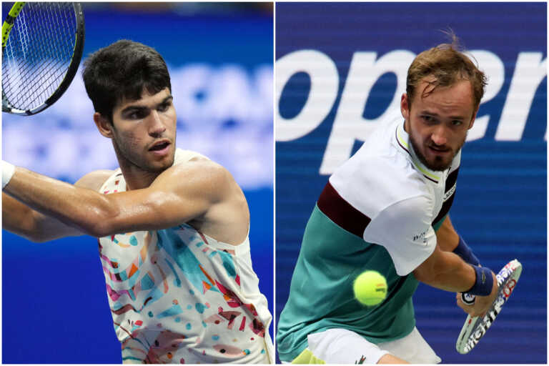 US Open: Κάρλος Αλκαράθ και Ντανίλ Μεντβέντεφ θα κοντραριστούν στα ημιτελικά