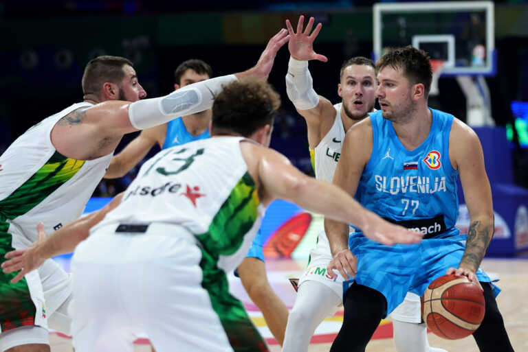 Λιθουανία – Σλοβενία 100-84: Οι Λιθουανοί έριξαν «κατοστάρα» στην ομάδα του Λούκα Ντόντσιτς και θα «παλέψουν» για την 5η θέση στο Mundobasket 2023
