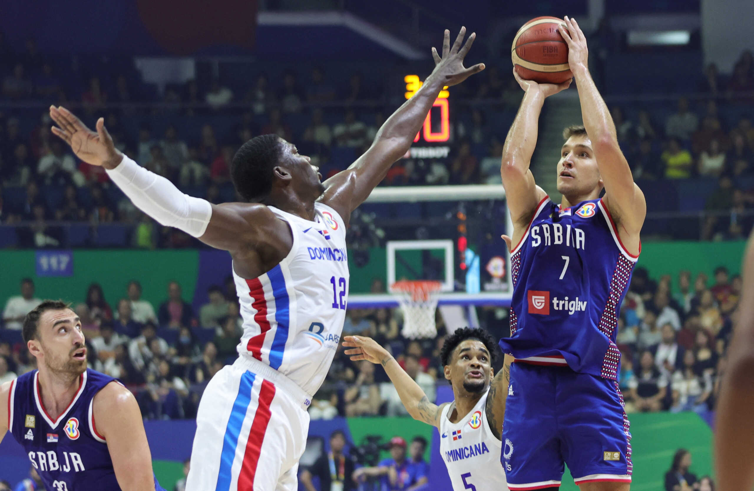 Mundobasket 2023: Η Σερβία έκανε «περίπατο» κόντρα στην Δομινικανή Δημοκρατία και προκρίθηκε στα προημιτελικά
