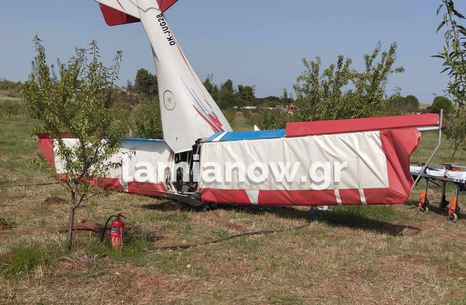 Θήβα: Συνετρίβη μικρό αεροσκάφος κοντά στην Αερολέσχη