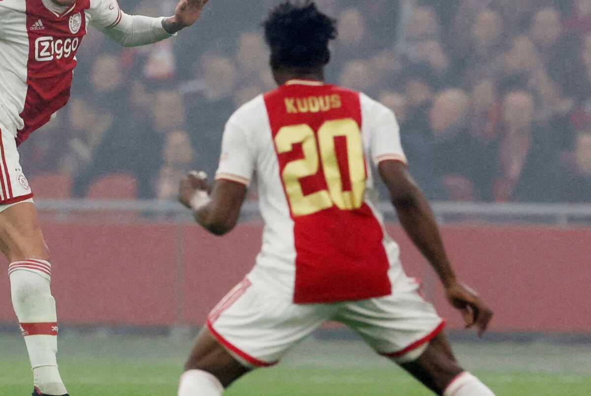 FILE PHOTO: Soccer Football - Europa League - Play-Off First Leg - Ajax Amsterdam v 1. FC Union Berlin - Johan Cruijff Arena, Amsterdam, Netherlands - February 16, 2023 Ajax Amsterdam's Edson Alvarez in action REUTERS