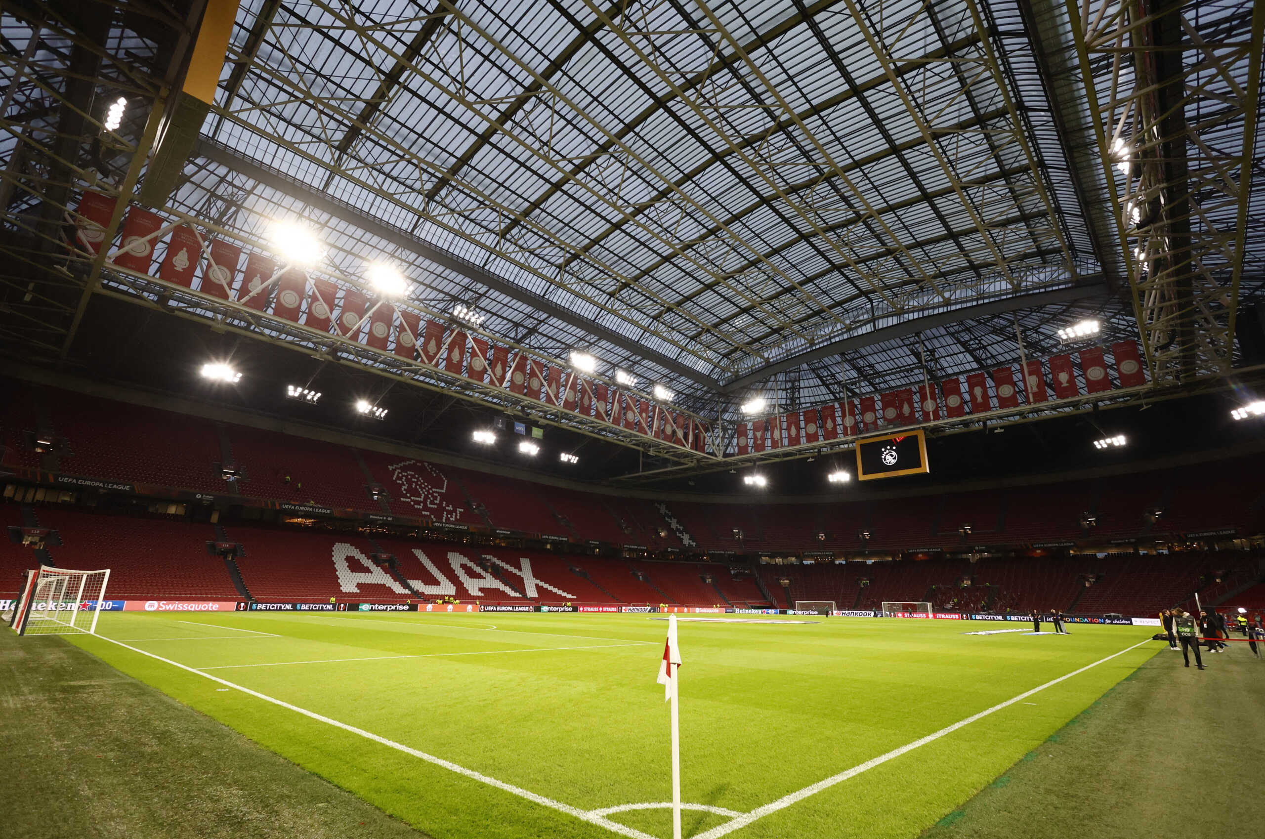 Soccer Football - Europa League - Group B - Ajax Amsterdam v Olympique de Marseille - Johan Cruijff Arena, Amsterdam, Netherlands - September 21, 2023 General view inside the stadium before the match REUTERS