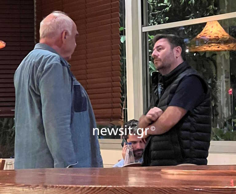 Unexpected meeting between Androulakis and Meimarakis in Psychiko