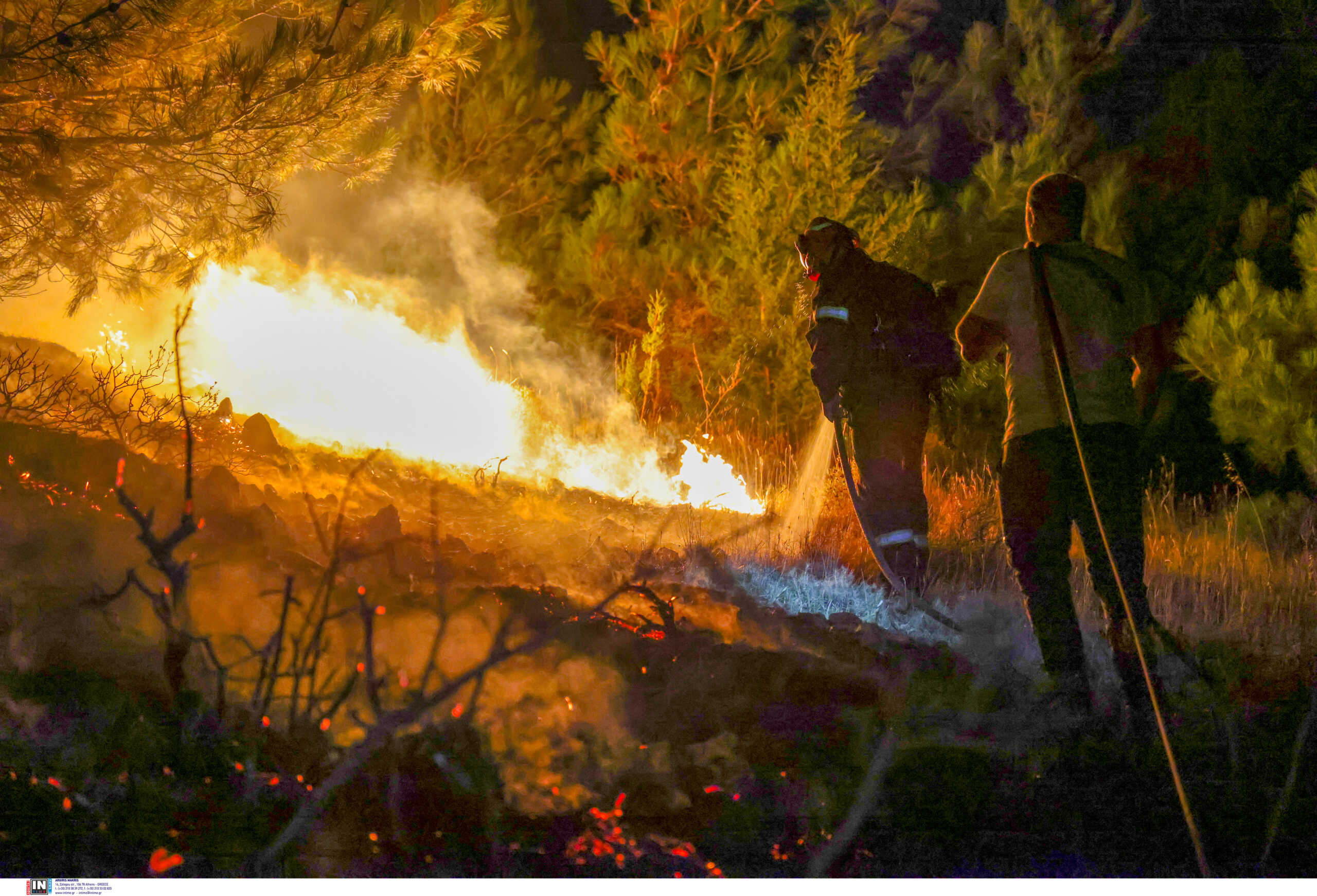 Φωτιά στη Χίο: Υπό έλεγχο η πυρκαγιά στη Λαγκάδα