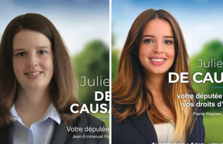 Γαλλίδα υποψήφια βουλευτής το «τερμάτισε» με το photoshop - Τι απαντά η ίδια στους κατακριτές της