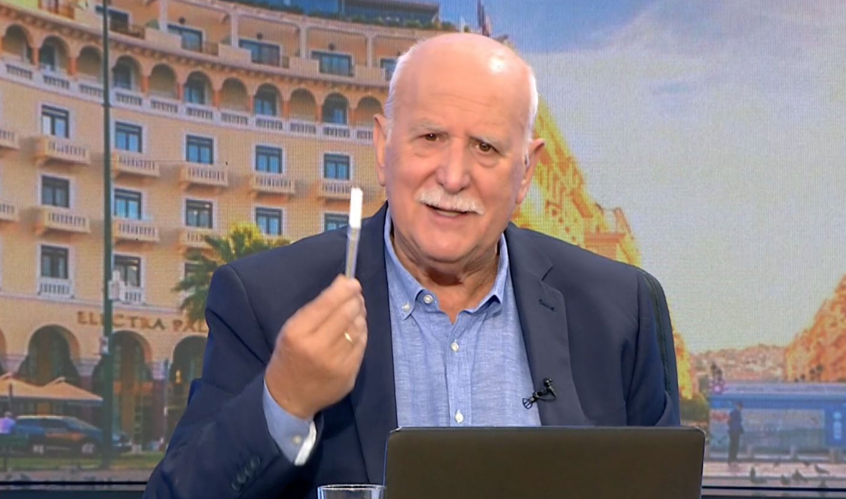 Γιώργος Παπαδάκης: «Γεια σου ρε Μαρία Αναστασοπούλου», το επικό σαρδάμ και οι αντιδράσεις στο πλατό του ΑΝΤ1