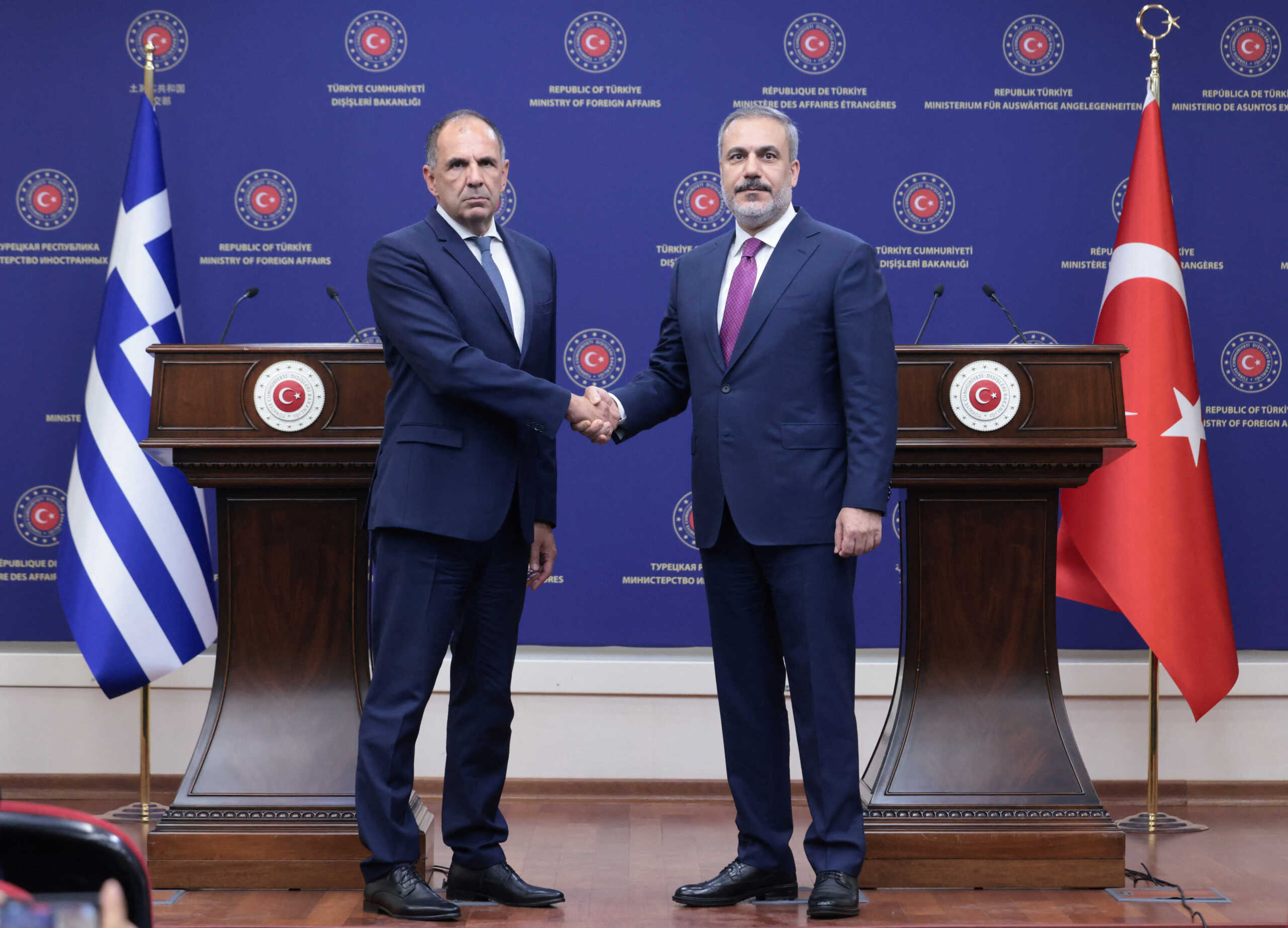 Γεραπετρίτης και Φιντάν μίλησαν για την κατάσταση στη Γάζα
