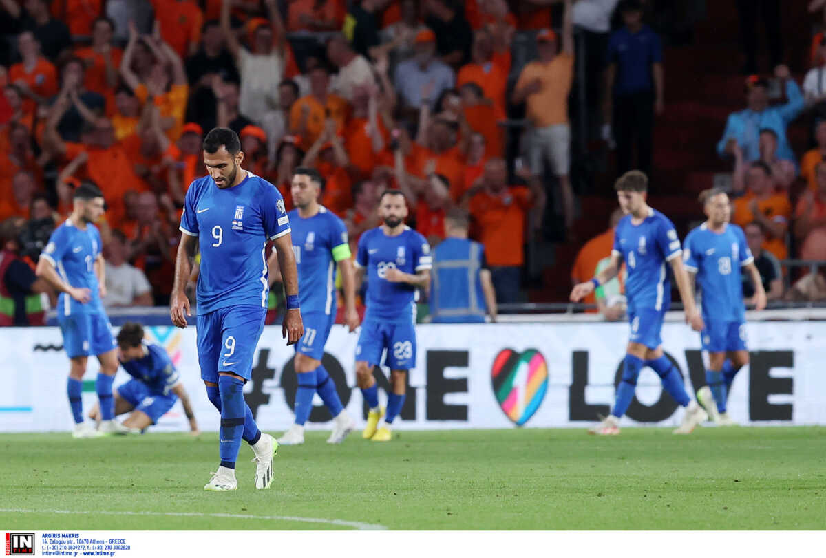 Ολλανδία – Ελλάδα 3-0: Ήττα με κάτω τα χέρια για την Εθνική στα προκριματικά του Euro 2024