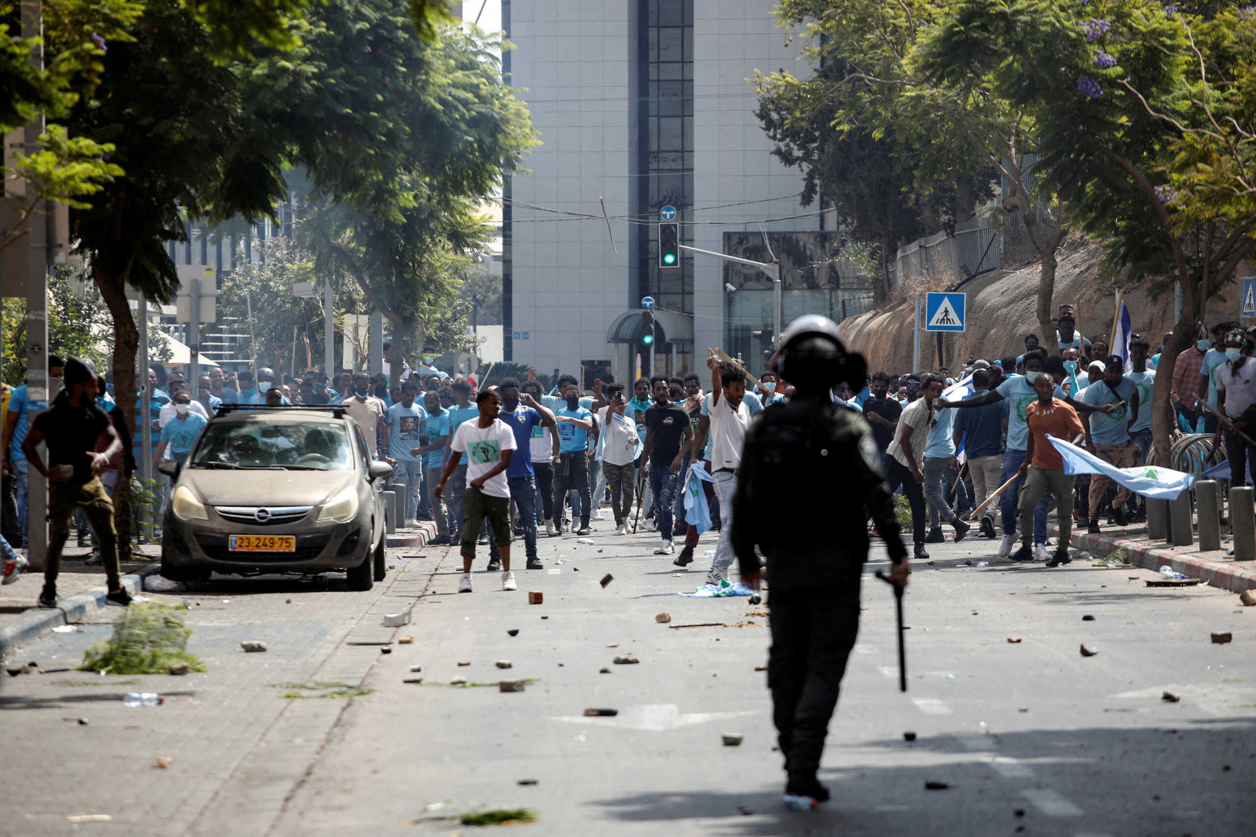 Ισραήλ: Πεδίο μάχης το Τελ Αβίβ – Συγκρούσεις μεταξύ υποστηρικτών και αντιπάλων της κυβέρνησης της Ερυθραίας