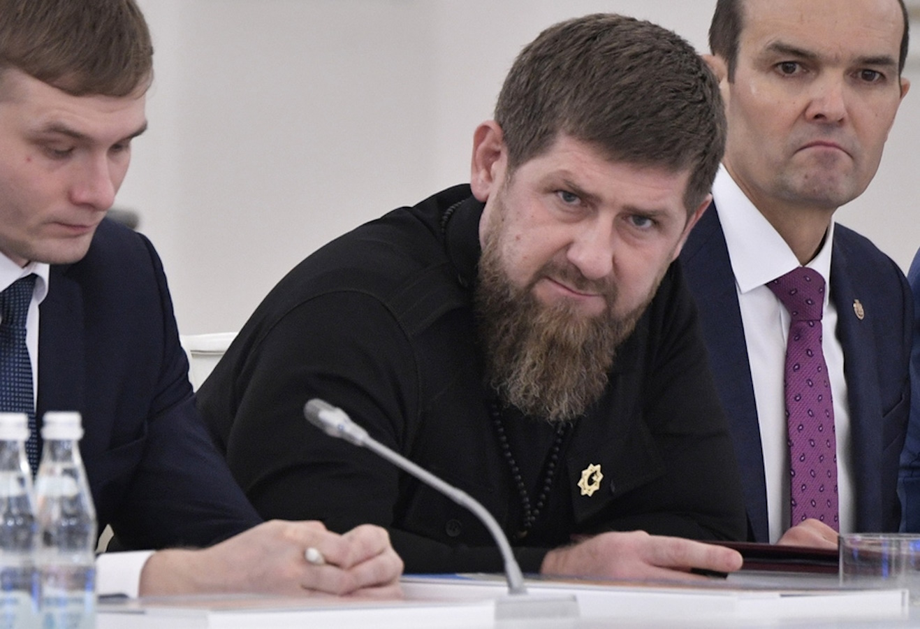 epa08090808 Head of the Chechen Republic Ramzan Kadyrov (C) attends a State Council meeting on state agricultural policy at the Kremlin in Moscow, Russia, 26 December 2019.  EPA
