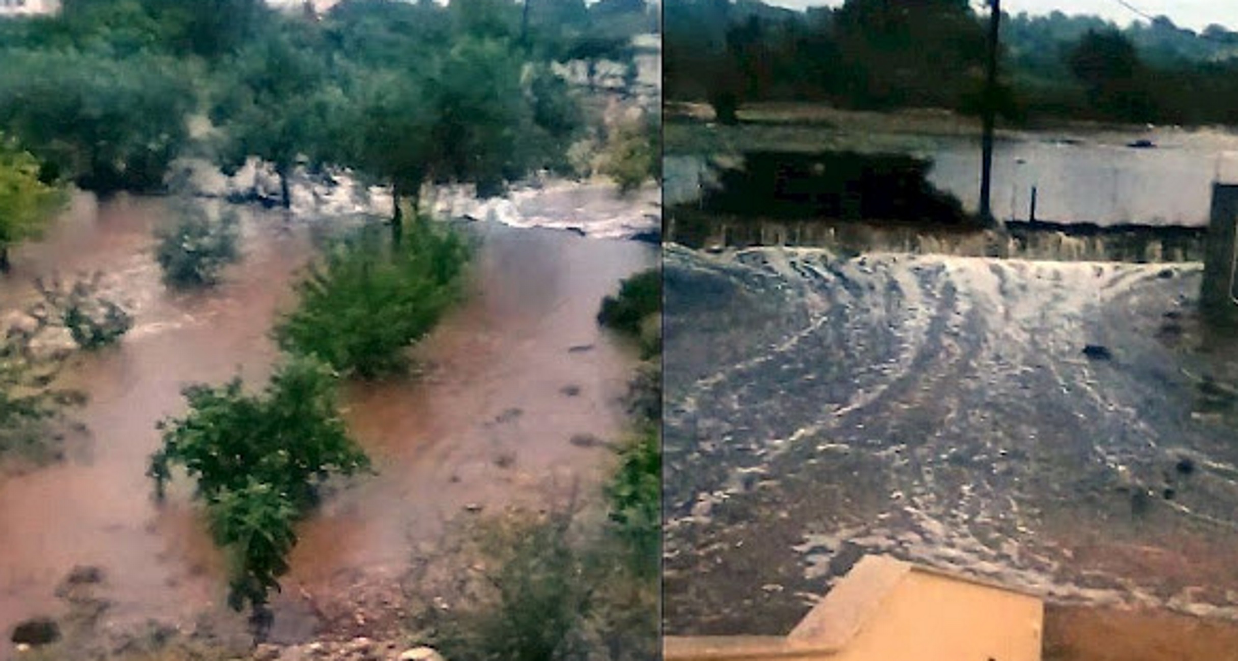 Κακοκαιρία Daniel – Κρανίδι: Βίντεο από τη σφοδρή καταιγίδα που έφερε πλημμύρες