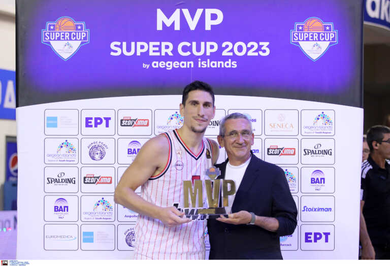 Ολυμπιακός – Παναθηναϊκός: H MVP εμφάνιση του Γιαννούλη Λαρεντζάκη στον τελικό του Super Cup