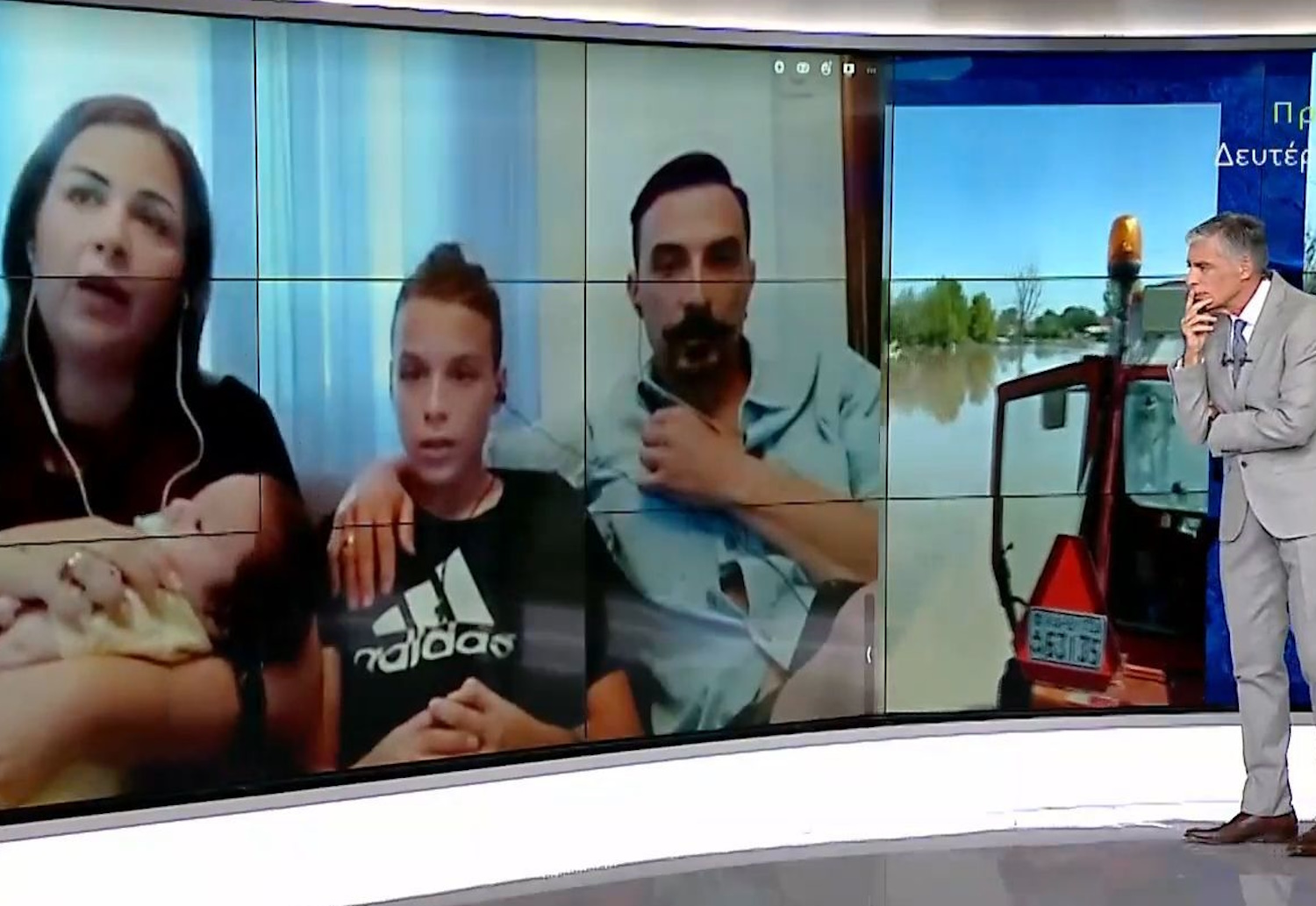 Θεσσαλία: Η μητέρα του μωρού που απεγκλώβισε η ΕΜΑΚ στη Γιάννουλη μίλησε στο LIVE NEWS