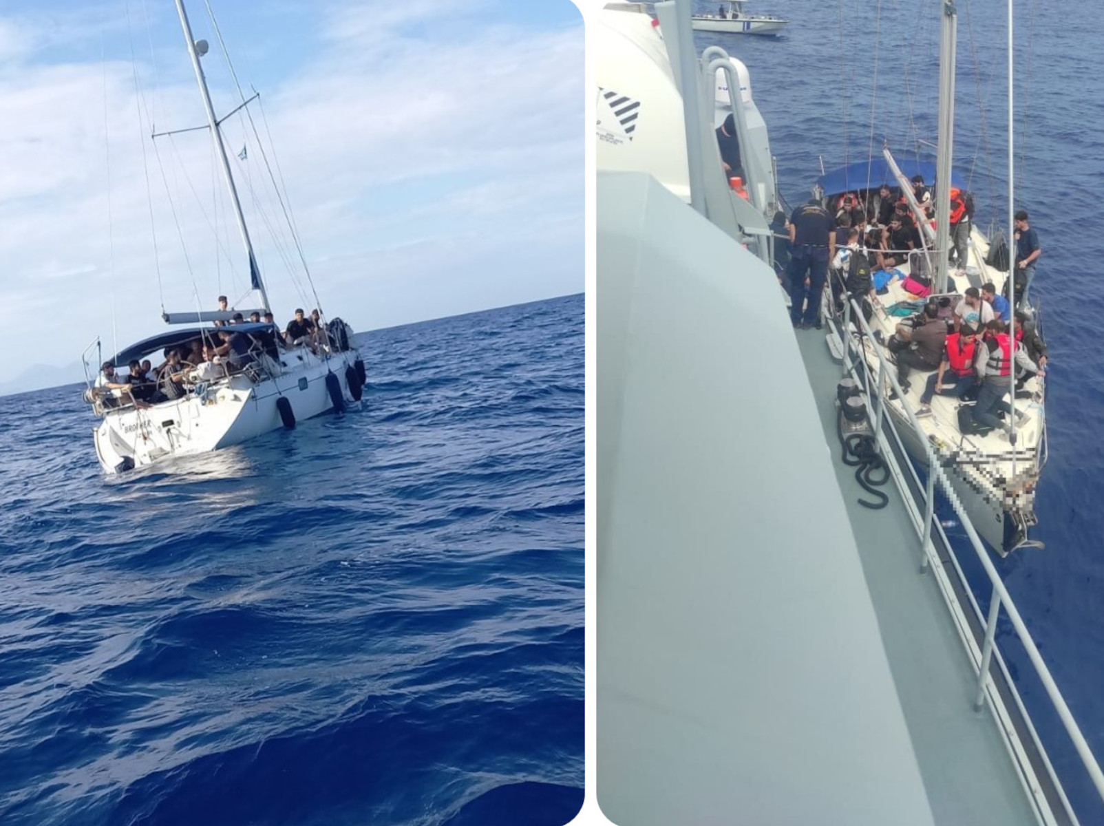 Σέριφος: Διάσωση 61 μεταναστών ανοιχτά του νησιού