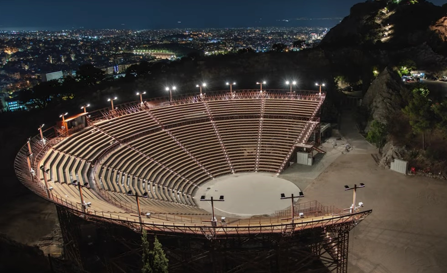 Θέατρo Λυκαβηττού: Το εντυπωσιακό timelapse που δείχνει την ολική του μεταμόρφωση