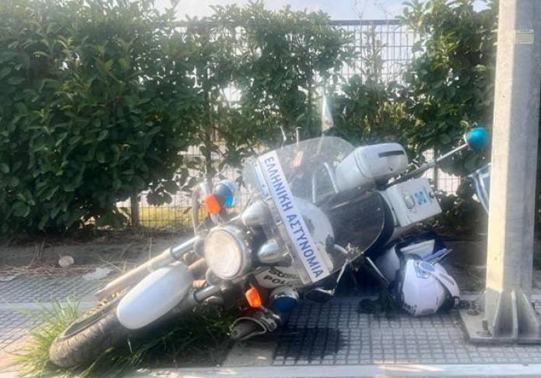 Ημαθία: Νεκρός αστυνομικός σε τροχαίο με την υπηρεσιακή μηχανή του