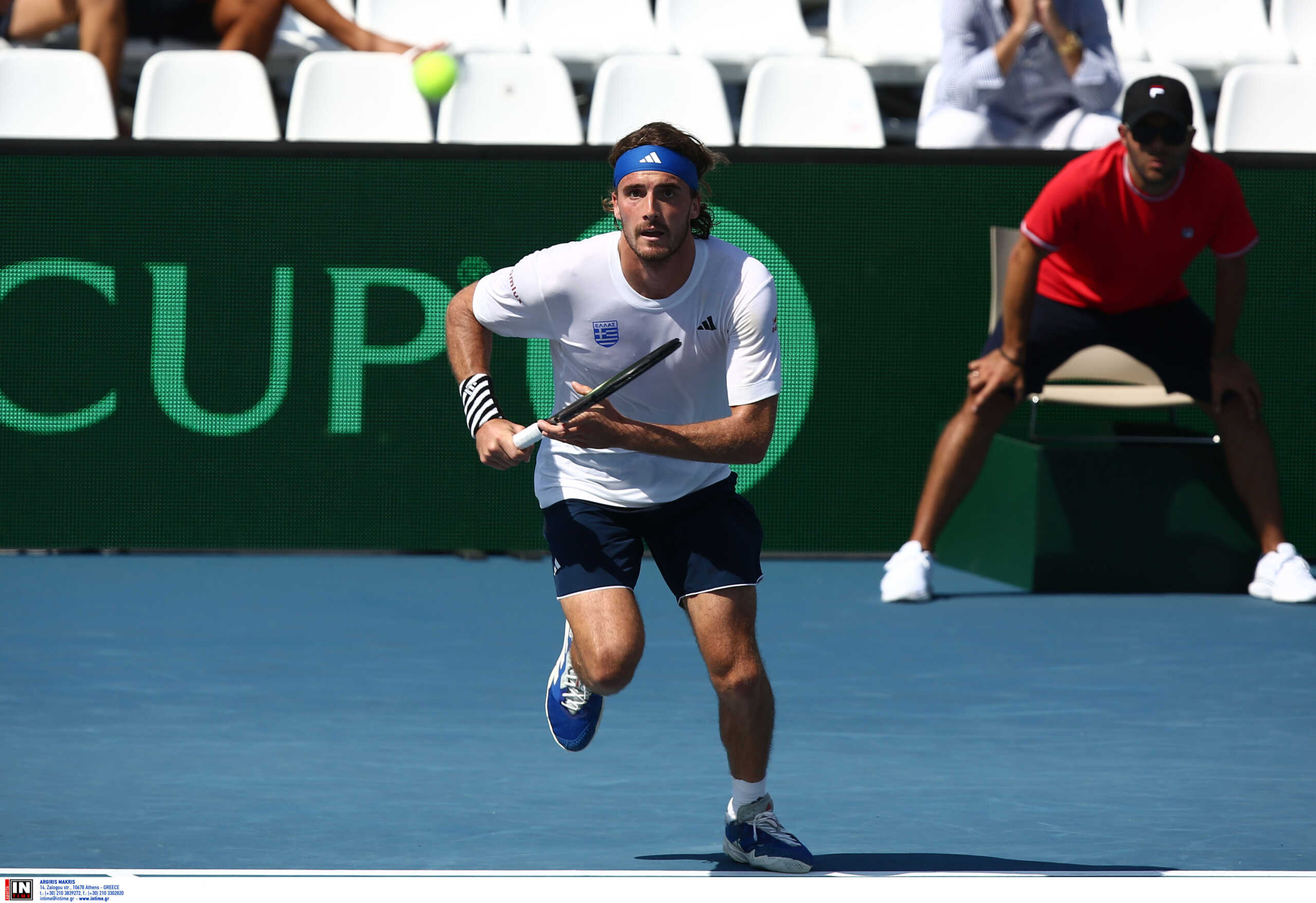 Στέφανος Τσιτσιπάς – Λούκας Κλέιν 2-1: Οριακή νίκη μετά από εγκατάλειψη και 1-1 για την εθνική ομάδα στο Davis Cup