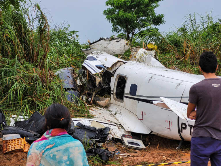 Πτώση αεροπλάνου στην Βραζιλία - 14 νεκροί