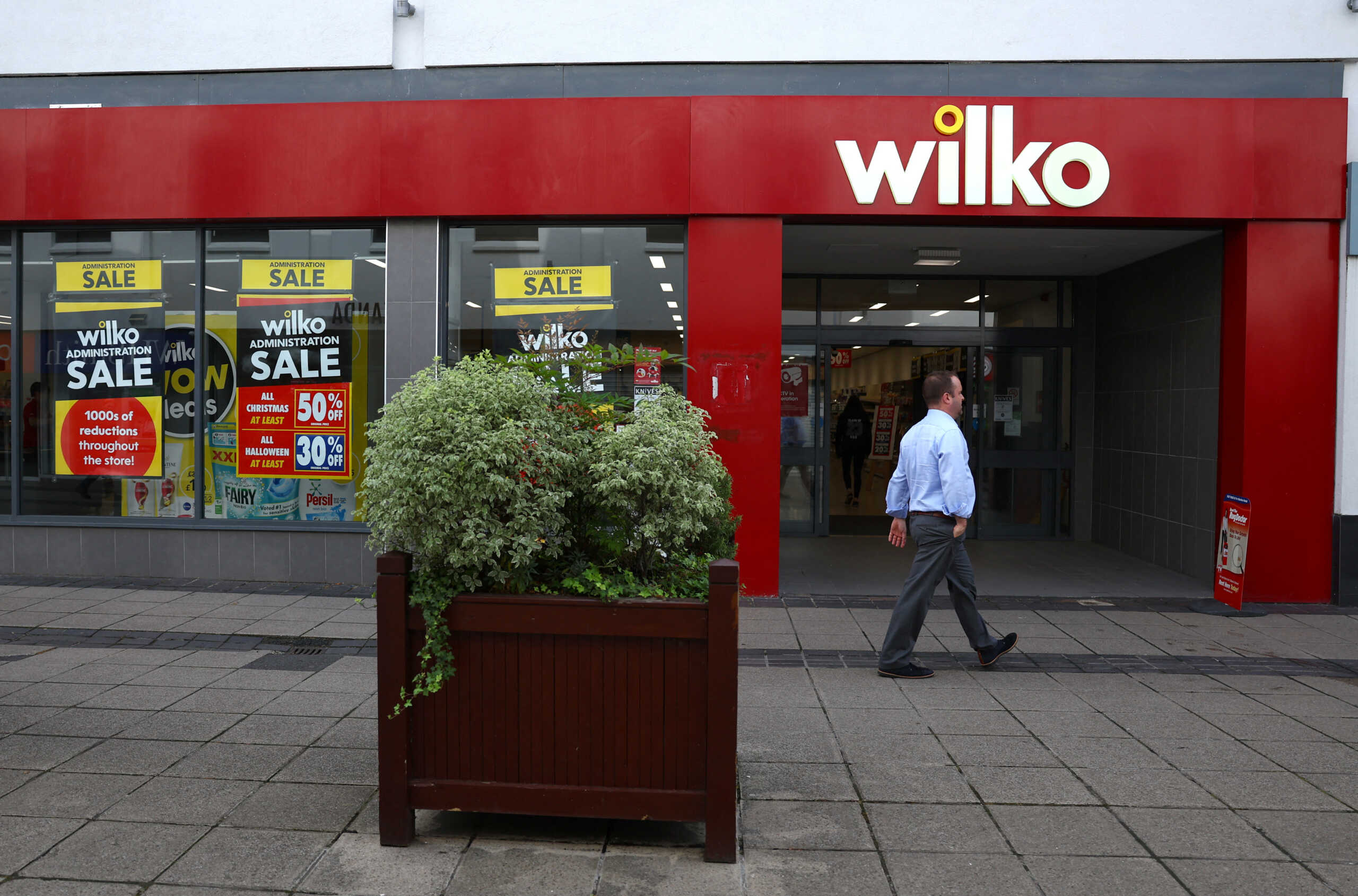 A branch of the discount retail homeware store Wilko is seen in Altrincham, Britain, September 11, 2023. REUTERS