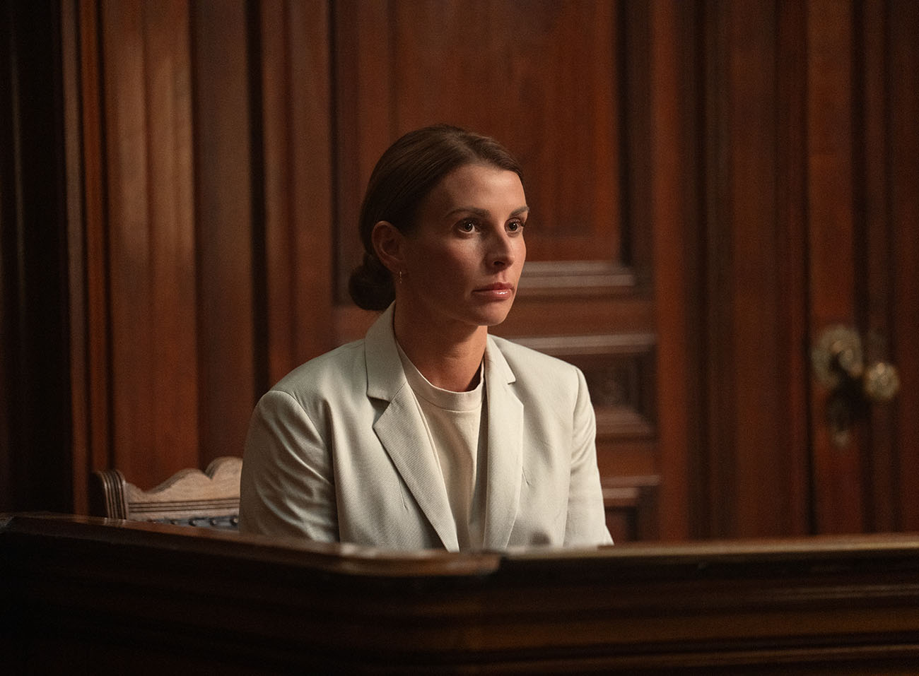 Coleen Rooney The Real Wagatha Story. Coleen Rooney as herself in Coleen Rooney The Real Wagatha Story. Cr. Ben Blackall