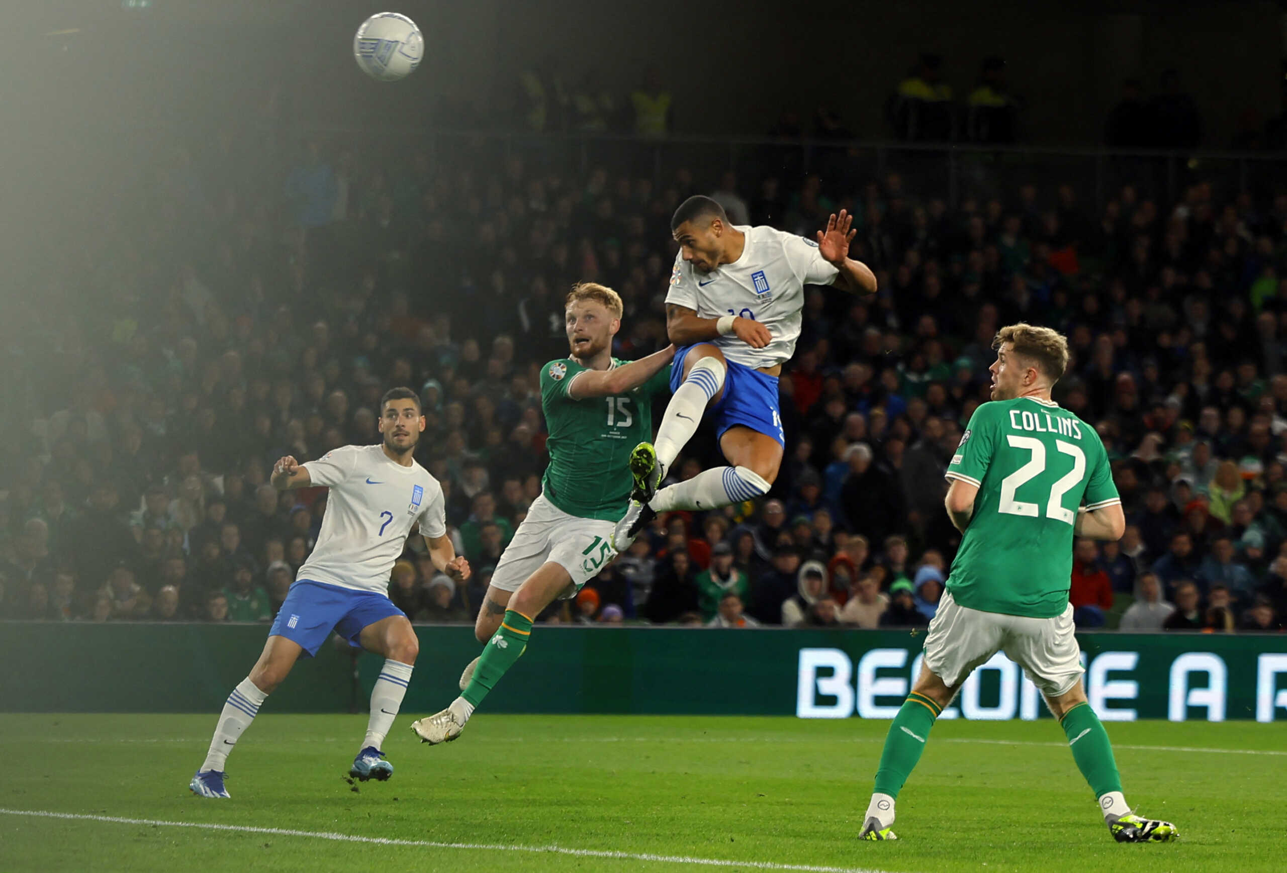 Ιρλανδία – Ελλάδα: Με τρομερό γκολ του Γιώργου Γιακουμάκη το 0-1
