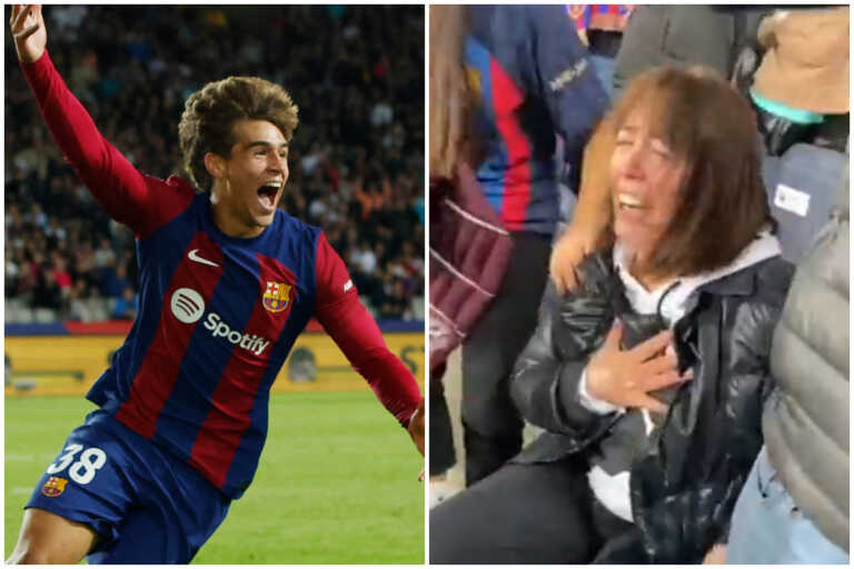 Μπαρτσελόνα: Ξέσπασε σε κλάματα η μητέρα του Μαρκ Γκουιού με το νικητήριο γκολ του 17χρονου