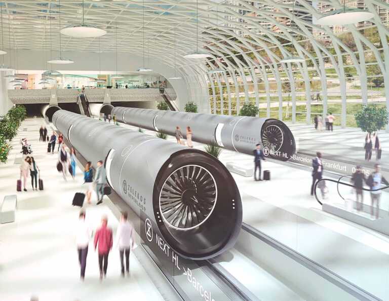 Το απίστευτο μέλλον των μέσων μεταφοράς στην Ευρώπη – Ταξίδια με Hyperloop με 1.000 χιλιόμετρα την ώρα