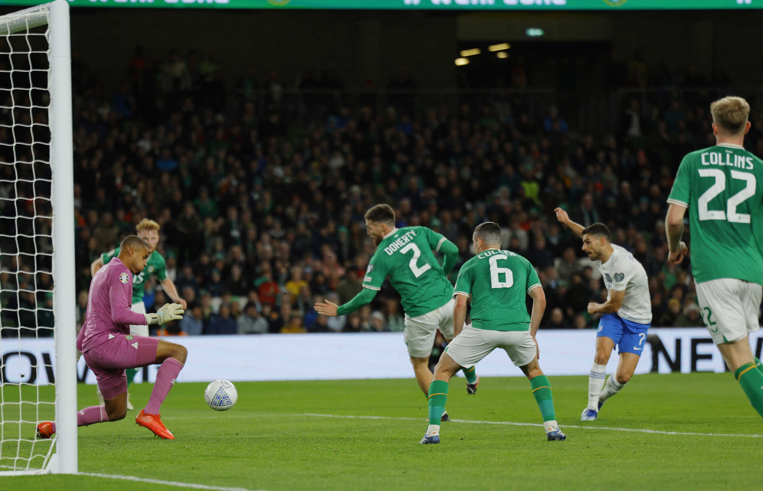 Ιρλανδία – Ελλάδα: Γκολ από Γιώργο Μασούρα και σημάδι από σχαριά αντιπάλου στο 0-2