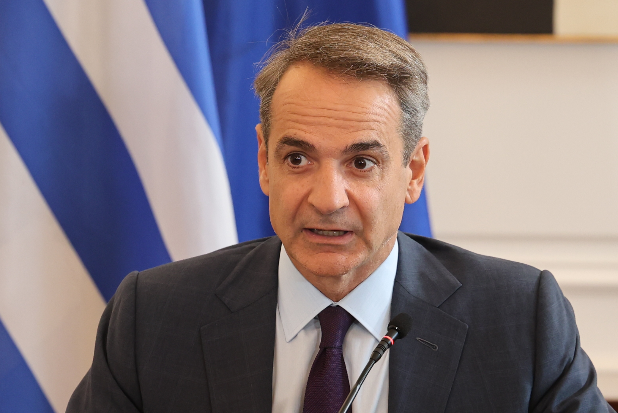 Συνεδρίαση  του Υπουργικού Συμβουλίου υπό τον Πρωθυπουργό Κυριάκο Μητσοτάκη στο Μέγαρο Μαξίμου. Παρασκευή 1 Σεπτεμβρίου 2023  (ΓΙΩΡΓΟΣ ΚΟΝΤΑΡΙΝΗΣ