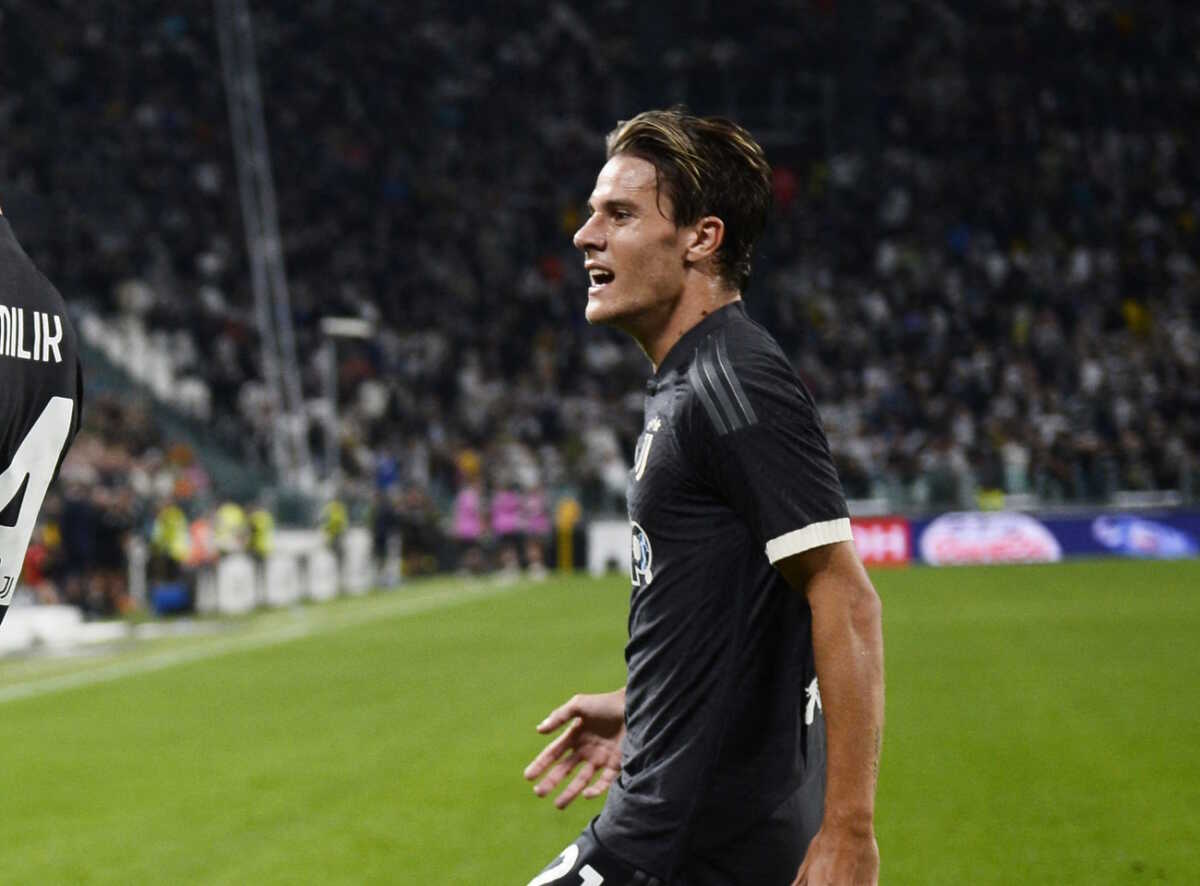 Soccer Football - Serie A - Juventus v Lecce - Allianz Stadium, Turin, Italy - September 26, 2023 Juventus' Arkadiusz Milik celebrates scoring their first goal with Nicolo Fagioli REUTERS