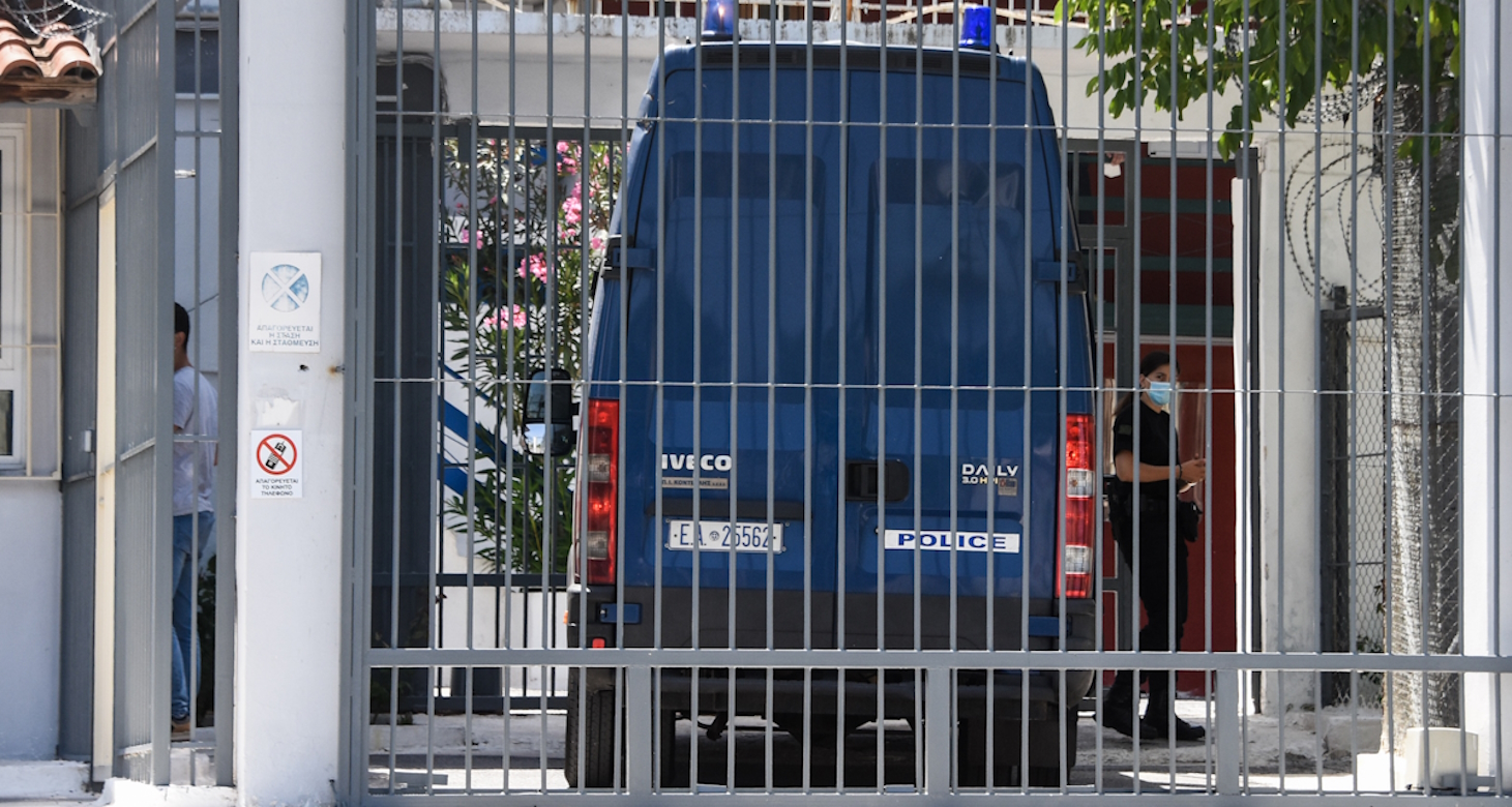 Μεταγωγή του ηθοποιού Πέτρου Φιλιππίδη στις Φυλακές της Τρίπολης ο οποίος κρίθηκε προφυλακιστέος για έναν βιασμό και δύο απόπειρες βιασμού, Τετάρτη 28 Ιουλίου 2021.
(EUROKINISSI