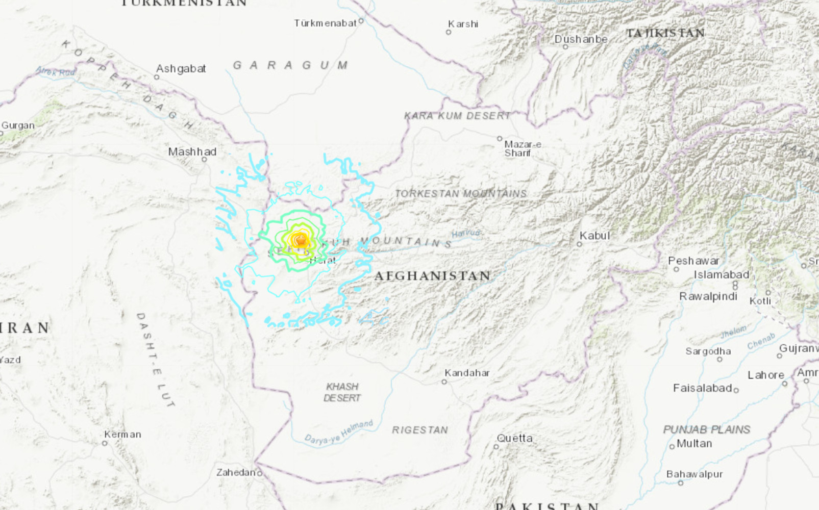 Αφγανιστάν: Ισχυρός σεισμός 6,4 Ρίχτερ και «καπάκι» σεισμική δόνηση 5,6 Ρίχτερ