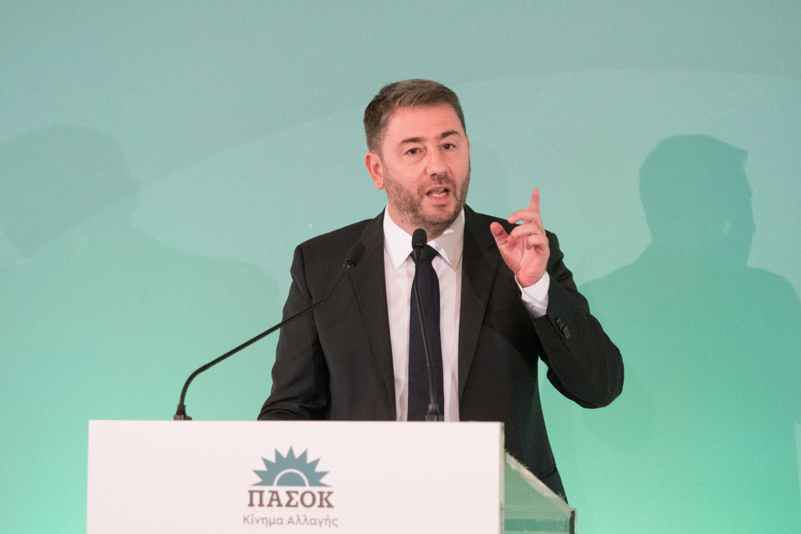 Στα Ιωάννινα στη θεματική εκδήλωση "Παιδεία και ανισότητες", τελευταίο σταθμό του τριήμερου οδοιπορικού στην Ήπειρο για τα προβλήματα στον χώρο της εκπαίδευσης, μίλησε ο Πρόεδρος του ΠΑΣΟΚ-Κινήματος Αλλαγής, Νίκος Ανδρουλάκης, Κυριακή 22 Οκτωβρίου 2023.
(ΓΡΑΦΕΙΟ ΤΥΠΟΥ ΠΑΣΟΚ-ΚΙΝΗΜΑ ΑΛΛΑΓΗΣ