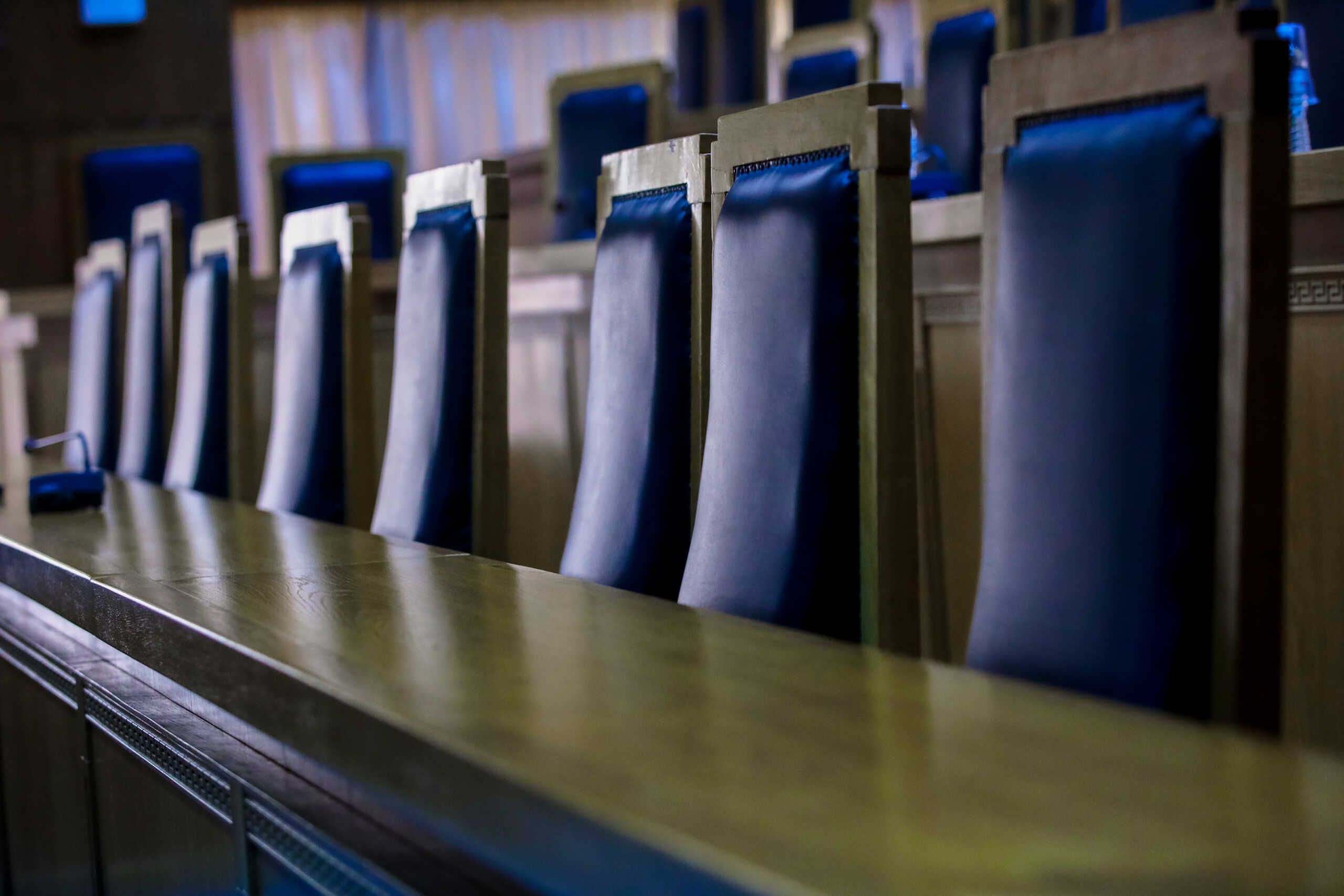 Δίκη στο Ειδικό Δικαστήριο περί ευθύνης υπουργών, του πρώην υπουργού Επικρατείας Νίκου Παππά και του επιχειρηματία Χρήστου Καλογρίτσα για την υπόθεση του διαγωνισμού των τηλεοπτικών αδειών το έτος 2016, Παρασκευή 10 Φεβρουαρίου 2023. 
(ΓΙΑΝΝΗΣ ΠΑΝΑΓΟΠΟΥΛΟΣ