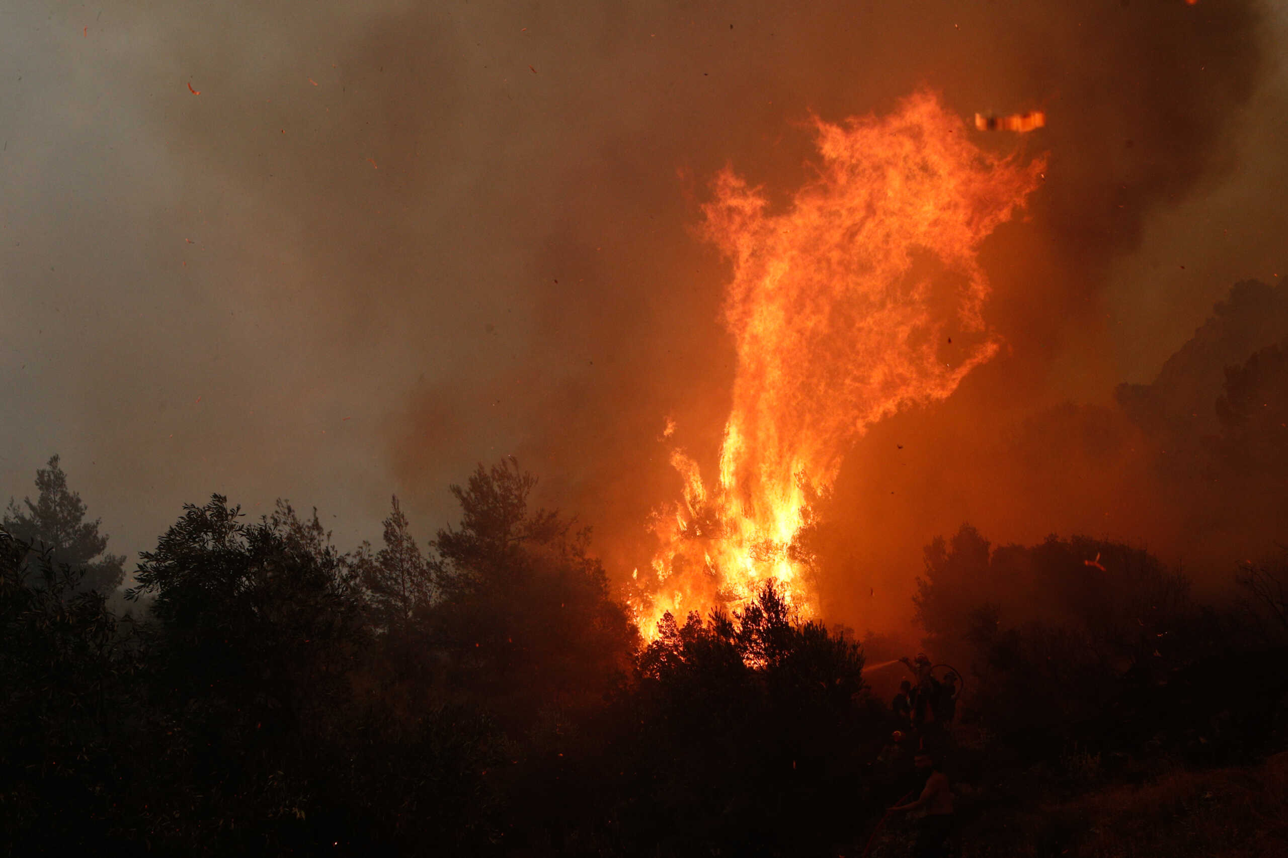 Πυρκαγιά στην Φυλή κοντά στην Ι.Μονή Κλειστών στου πρόποδες της Πάρνηθας, Τρίτη 22 Αυγούστου 2023(ΣΩΤΗΡΗΣ ΔΗΜΗΤΡΟΠΟΥΛΟΣ