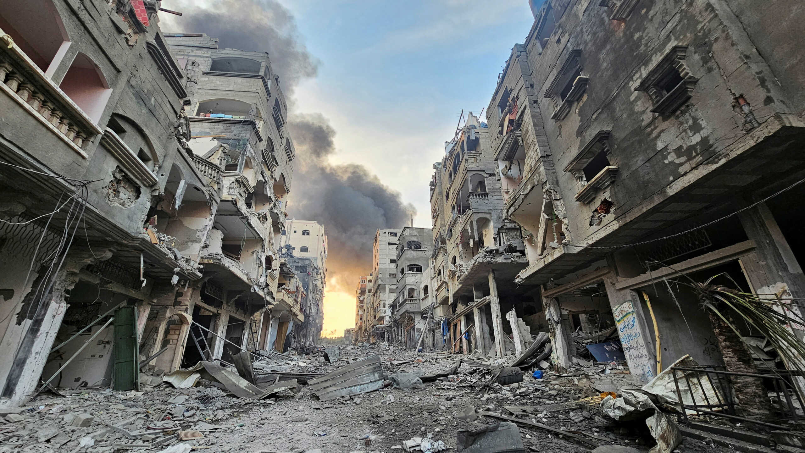 A view shows houses and buildings destroyed in Israeli strikes, in Jabalia in the northern Gaza Strip, October 11, 2023. REUTERS