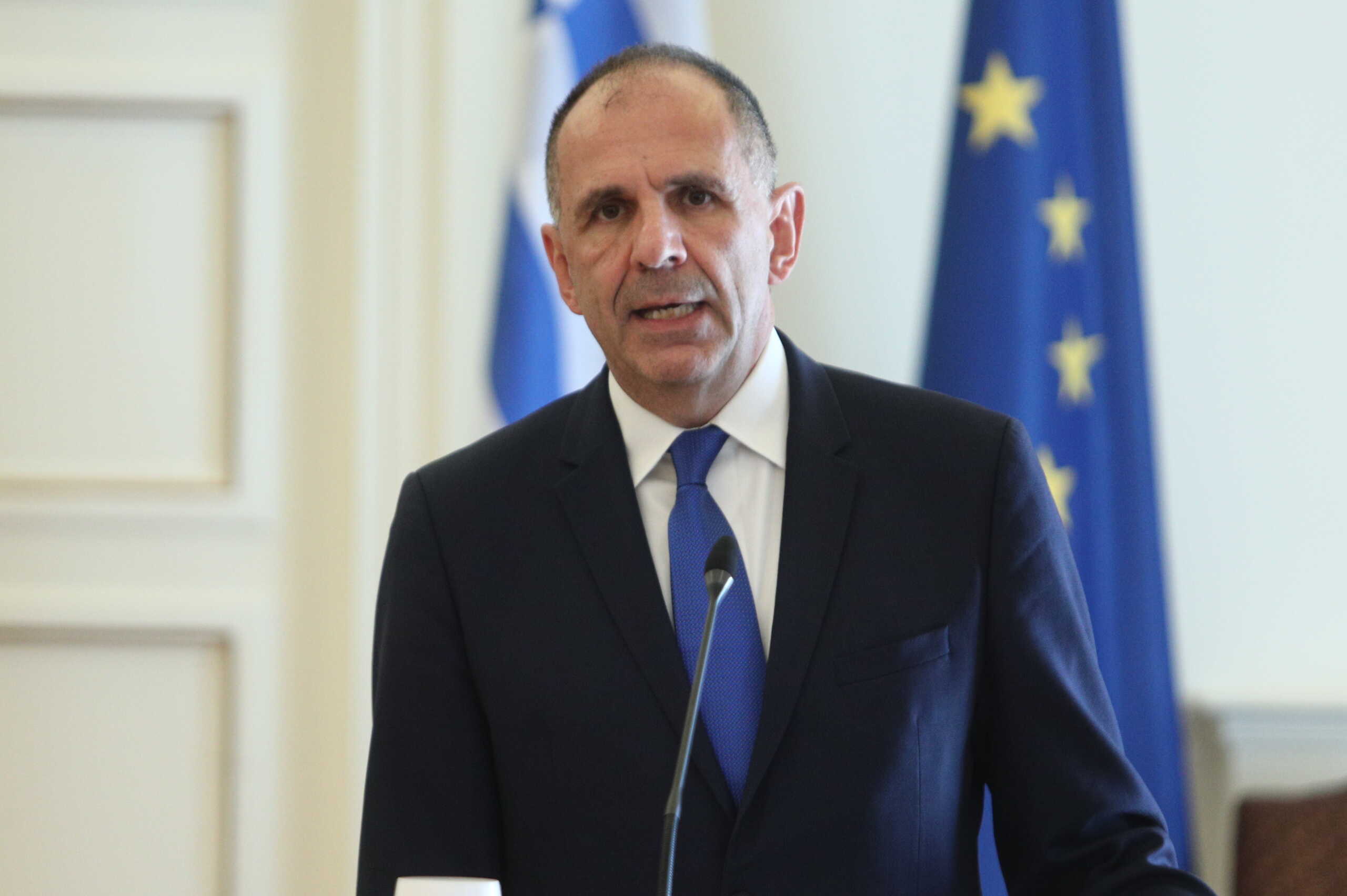 Συνάντηση του Υπουργού Εξωτερικών Γιώργου Γεραπετρίτη  με τον Υπουργό Εξωτερικών του Λουξεμβούργου, Jean Asselborn. Τετάρτη 13 Σεπτεμβρίου 2023 (ΣΩΤΗΡΗΣ ΔΗΜΗΤΡΟΠΟΥΛΟΣ