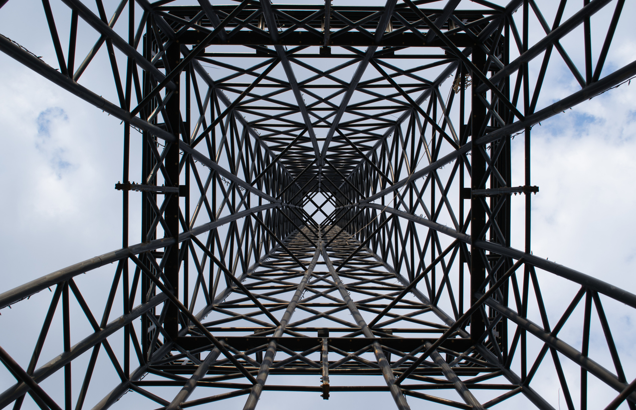 Tower in Filiatra (small Eiffel tower copy), Peloponissos, Greece