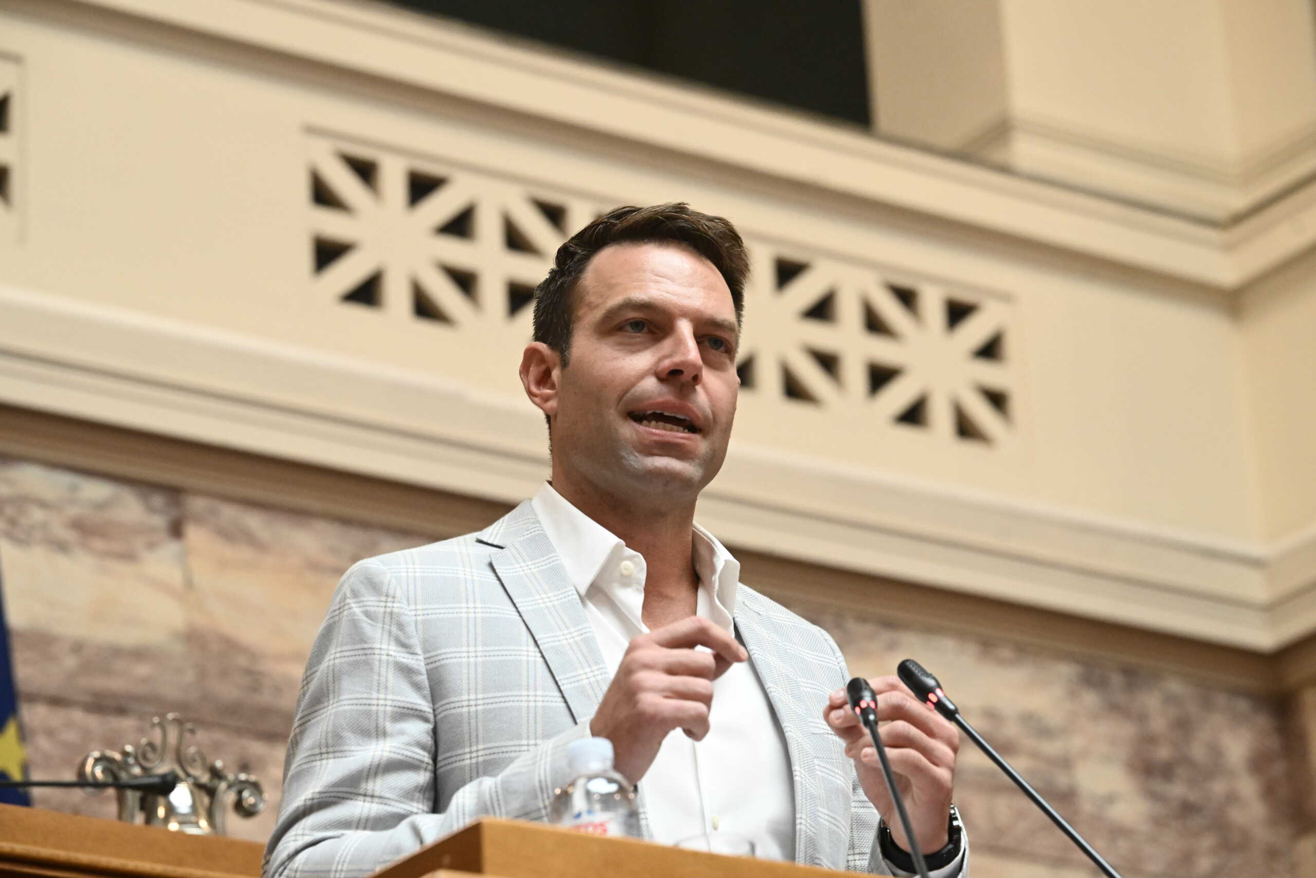 Συνεδρίαση της Κοινοβουλευτικής Ομάδας του ΣΥΡΙΖΑ - Προοδευτική Συμμαχία, Πέμπτη 5 Οκτωβρίου 2023. 
(ΤΑΤΙΑΝΑ ΜΠΟΛΑΡΗ