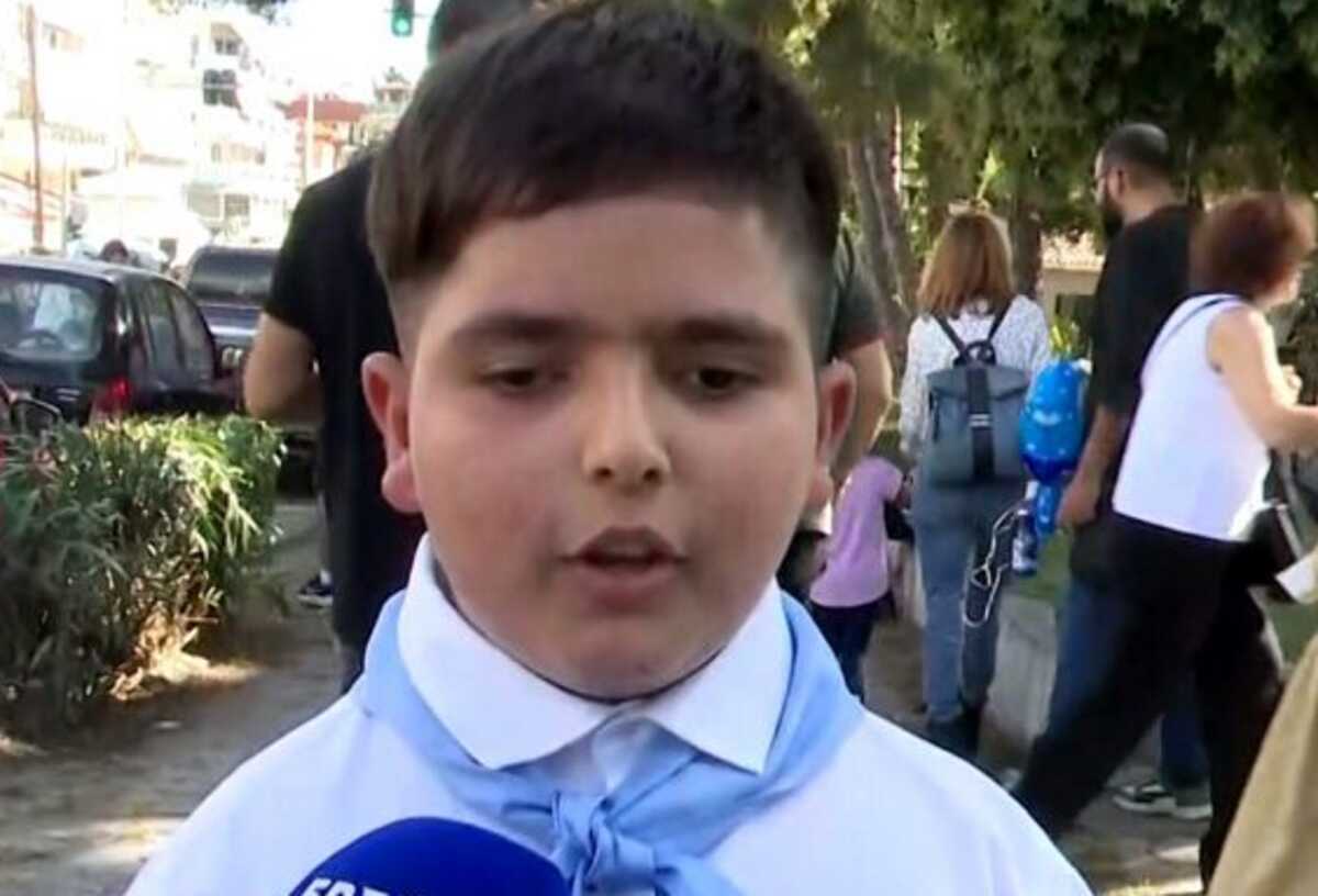 Παρέλαση 28ης Οκτωβρίου – Καλαμαριά: Ο 11χρονος Λέανδρος συγκίνησε τους πάντες