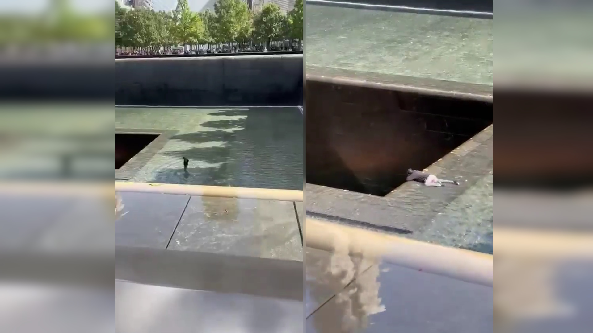 Νέα Υόρκη: Άνδρας πήδηξε στην πισίνα στο μνημείο της 11ης Σεπτεμβρίου και συνελήφθη