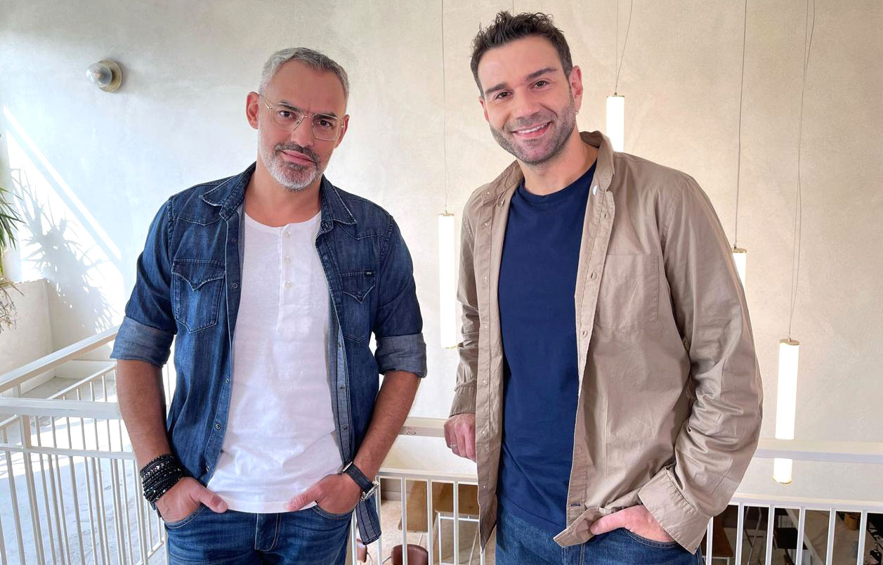 Νίκος Συρίγος, Οδυσσέας Ιωάννου και Φανή Χαλκιά στους «Μπαμπά-δες» με τον Τάσο Ιορδανίδη