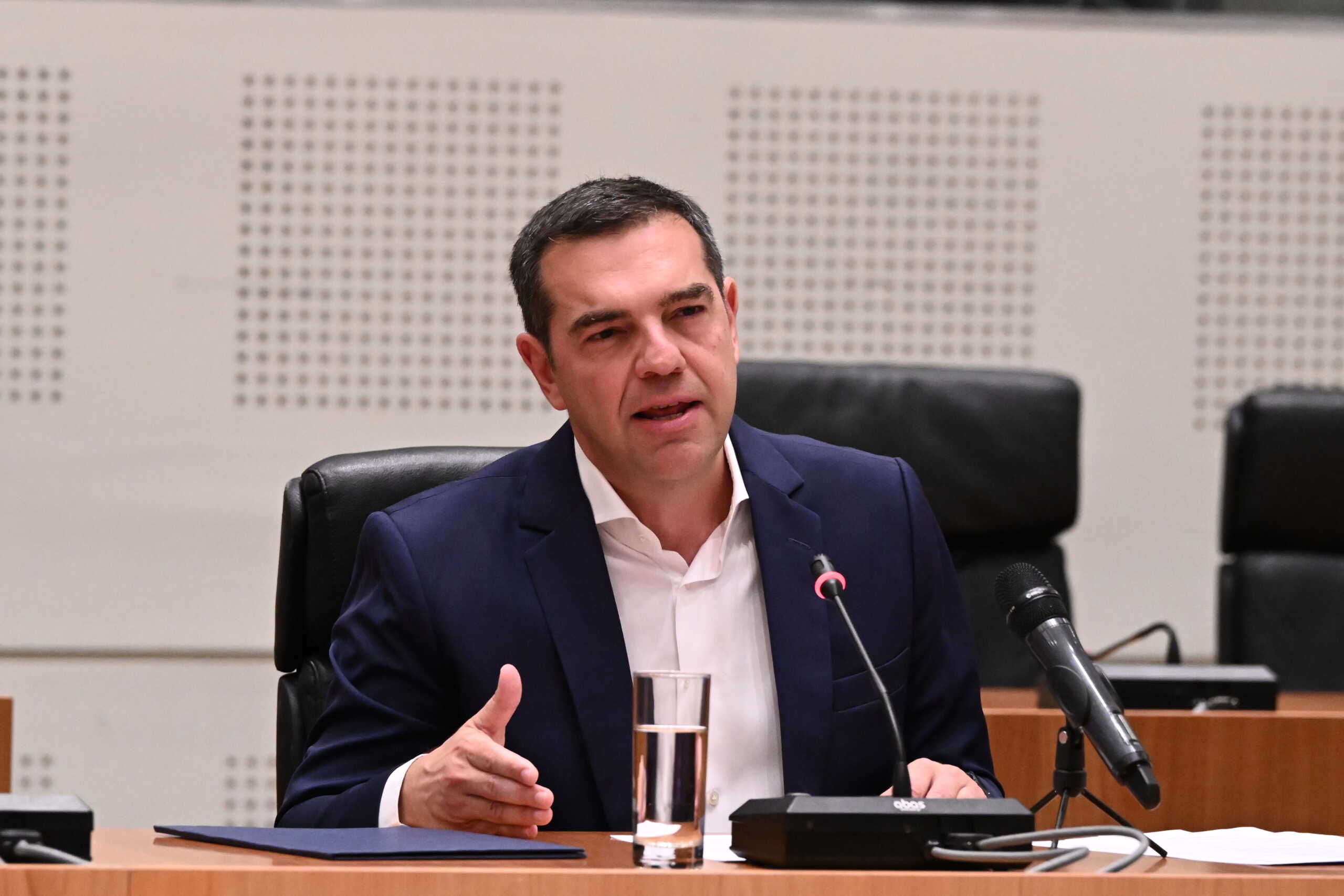 Δηλώσεις του προέδρου του ΣΥΡΙΖΑ - Προοδευτική Συμμαχία Αλέξη Τσίπρα στο Ζάππειο Μέγαρο, Πέμπτη 29 Ιουνίου 2023.
(ΤΑΤΙΑΝΑ ΜΠΟΛΑΡΗ