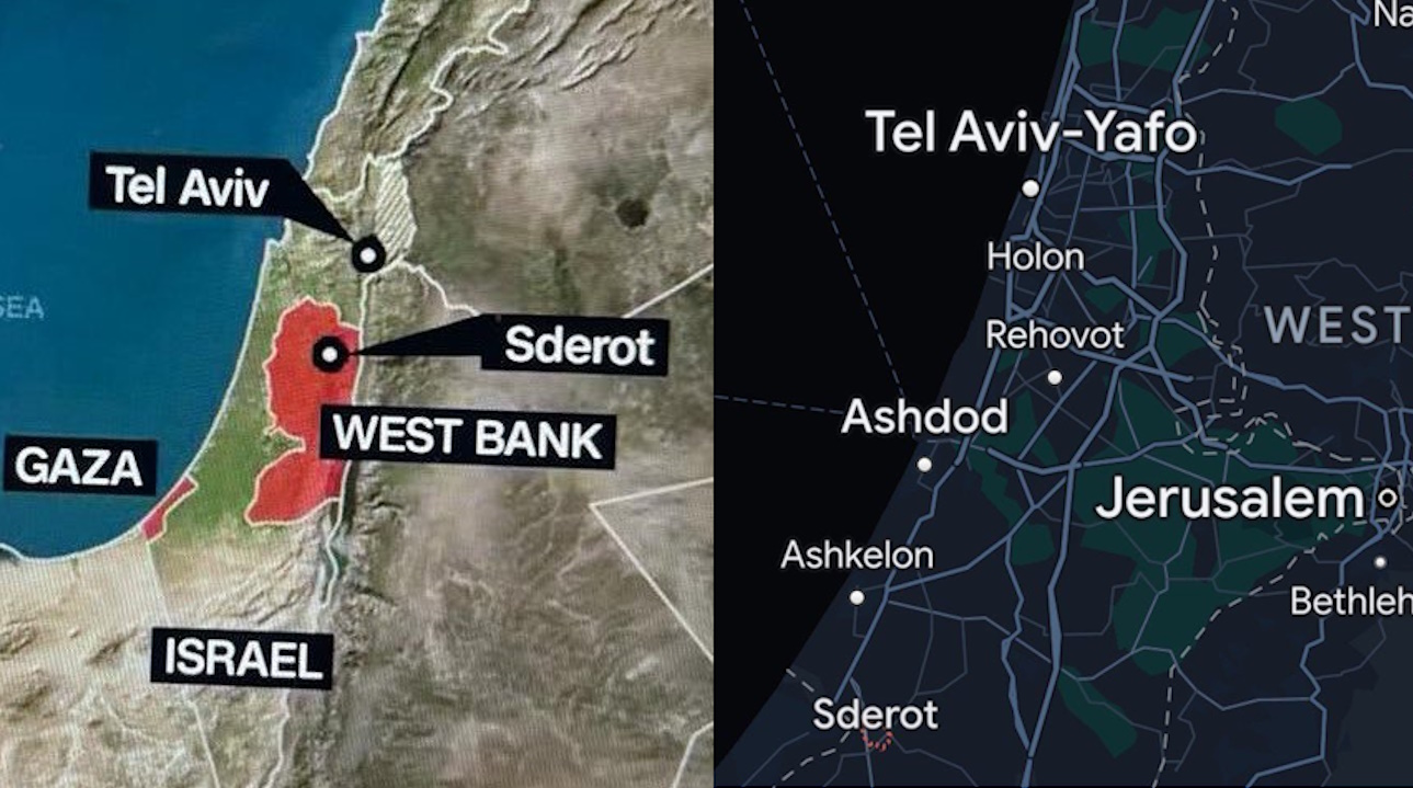 Το CNN παρουσίασε λάθος χάρτη του Ισραήλ –  Χαμός στο Twitter